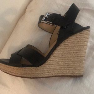 Michael kors black wedges